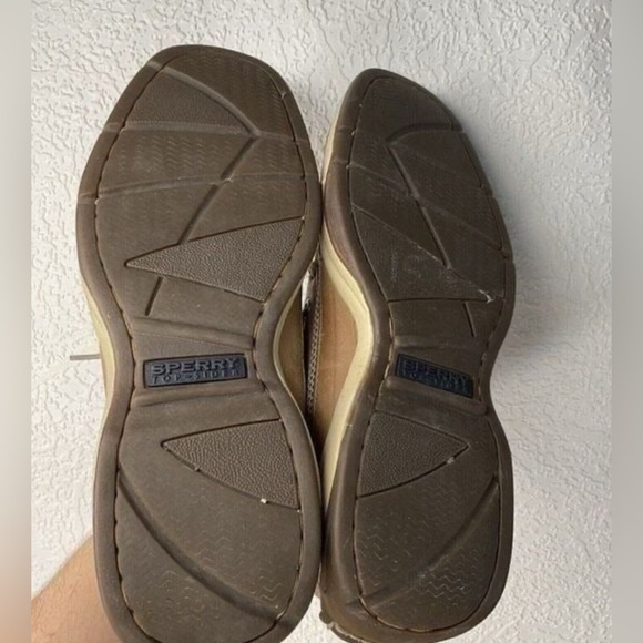 Sperry Men’s Tan Lanyard 2-Eye Topsiders Boat Shoes Size 7.5M - Picture 3 of 4